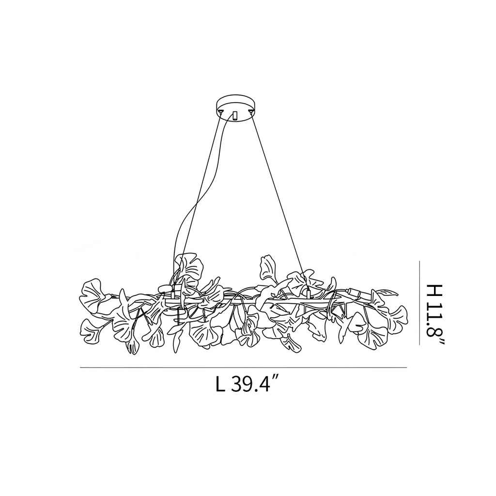 Ginkgo Chandelier M for Dining Table