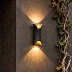 Curved LED Up and Down Lighting Waterproof Modern Outdoor Wall Lights