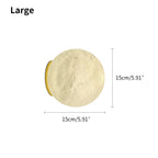Modern Spherical Spanish Alabaster Wall Sconce