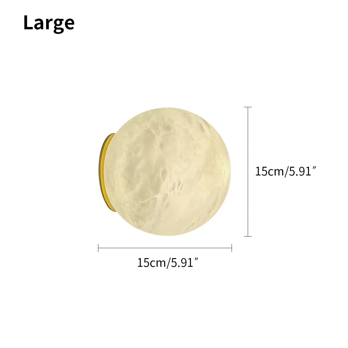 Modern Spherical Spanish Alabaster Wall Sconce