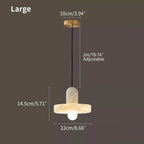 Natural Spanish Alabaster Pendant Light for Bedroom