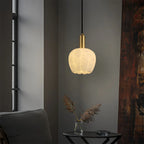 Flower Bud Shaped Spanish Alabaster Pendant Light