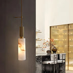 Haown Light luxury Spanish Alabaster Long Strip Wall Lamp