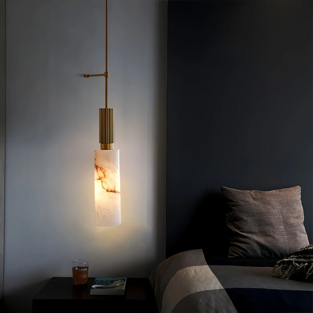 Haown Light luxury Spanish Alabaster Long Strip Wall Lamp