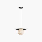 Luxury Spherical Natural Spanish Alabaster Pendant Light