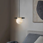 Haown Luxury Spherical Natural Spanish Alabaster Pendant Light