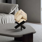 Light Luxury Study Square Spanish Alabaster Table Lamp