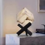 Light Luxury Study Square Spanish Alabaster Table Lamp