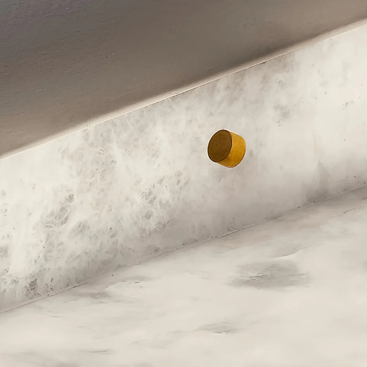 Haown Minimalism Ultra Thin Square Spanish Alabaster Ceiling Light