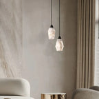 Natural Spanish Alabaster Pendant Light for Kitchen Island