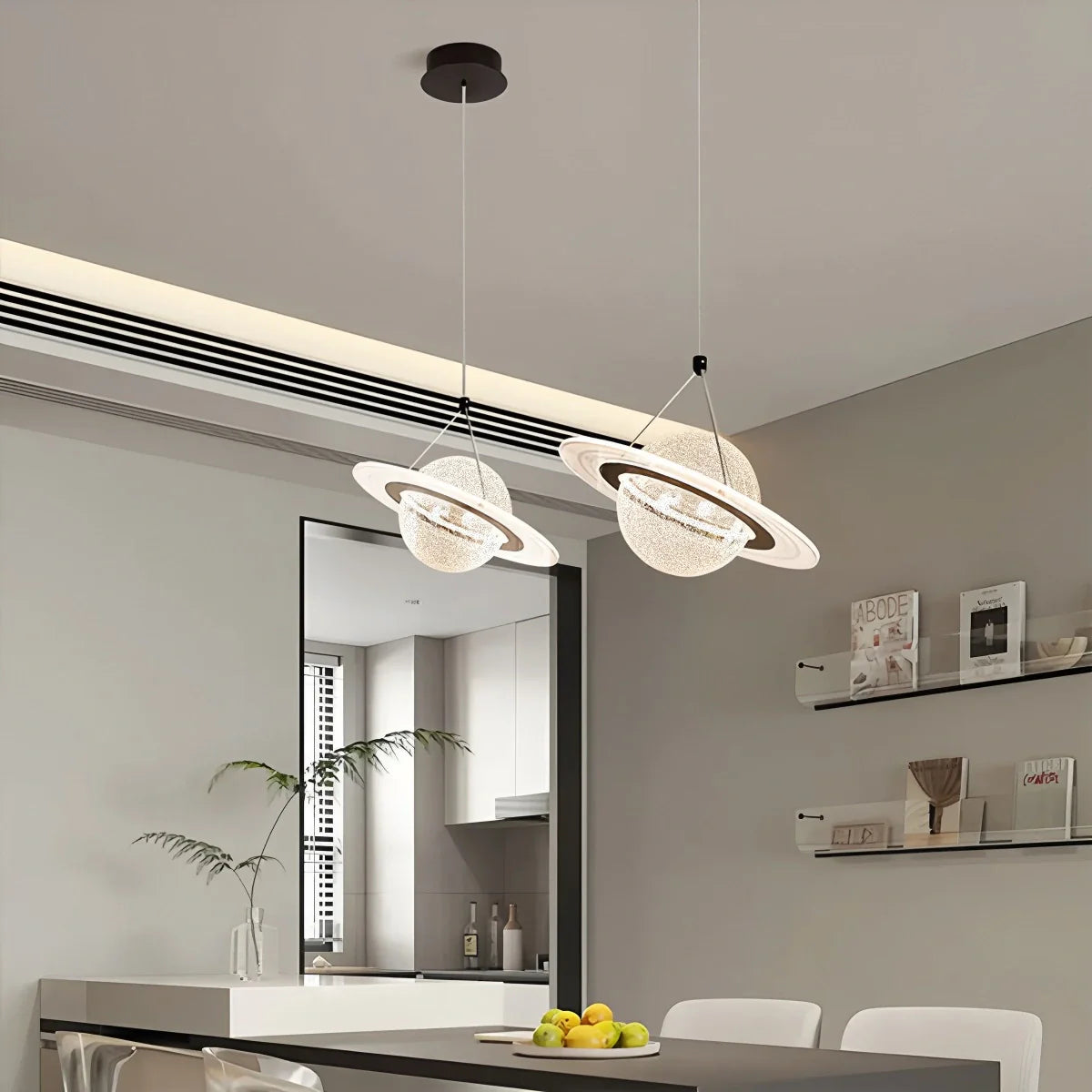 Modern Creative Planet Dining Room Pendant Light