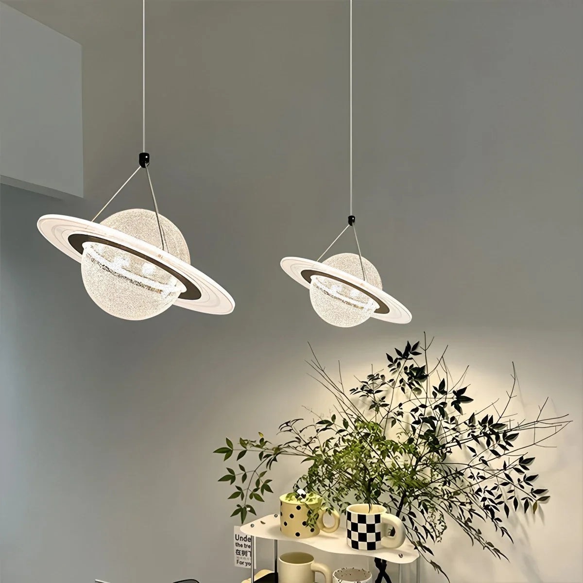 Modern Creative Planet Dining Room Pendant Light