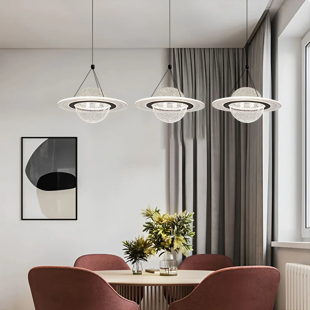 Modern Creative Planet Dining Room Pendant Light