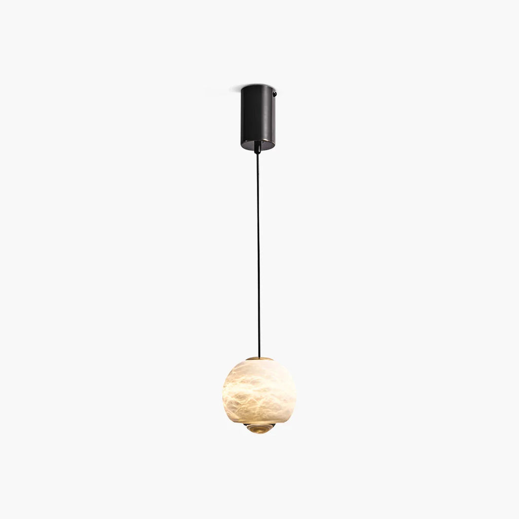 Modern Adjustable Spanish Alabaster Pendant Light