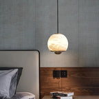 Modern Adjustable Spanish Alabaster Pendant Light