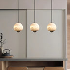 Modern Adjustable Spanish Alabaster Pendant Light