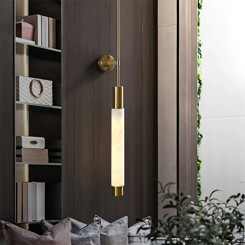 Haown Modern Spanish Alabaster Long Strip Wall Lamp