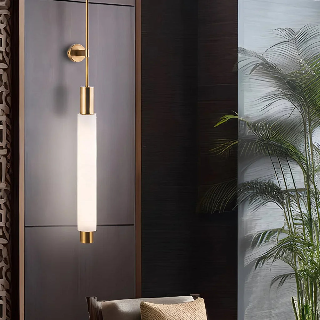 Haown Modern Spanish Alabaster Long Strip Wall Lamp