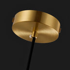 Modern All Copper Spanish Alabaster Pendant Light