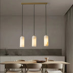 Modern All Copper Spanish Alabaster Pendant Light