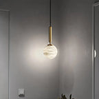 Modern Globe Spanish Alabaster Pendant Light