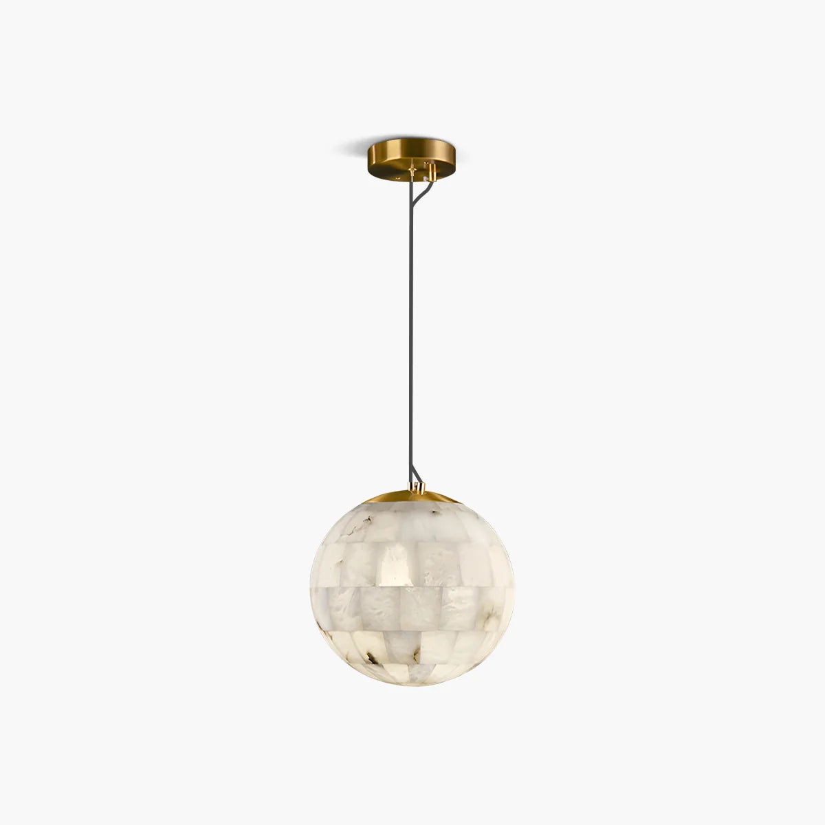 Modern Creative Spliced Ball Spanish Alabaster Pendant Light