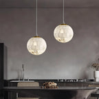 Haown Modern Creative Spliced Ball Spanish Alabaster Pendant Light