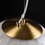 Haown Modern Creative Spliced Ball Spanish Alabaster Pendant Light