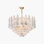 Modern Luxury Multi-layer Spanish Alabaster Chandelier