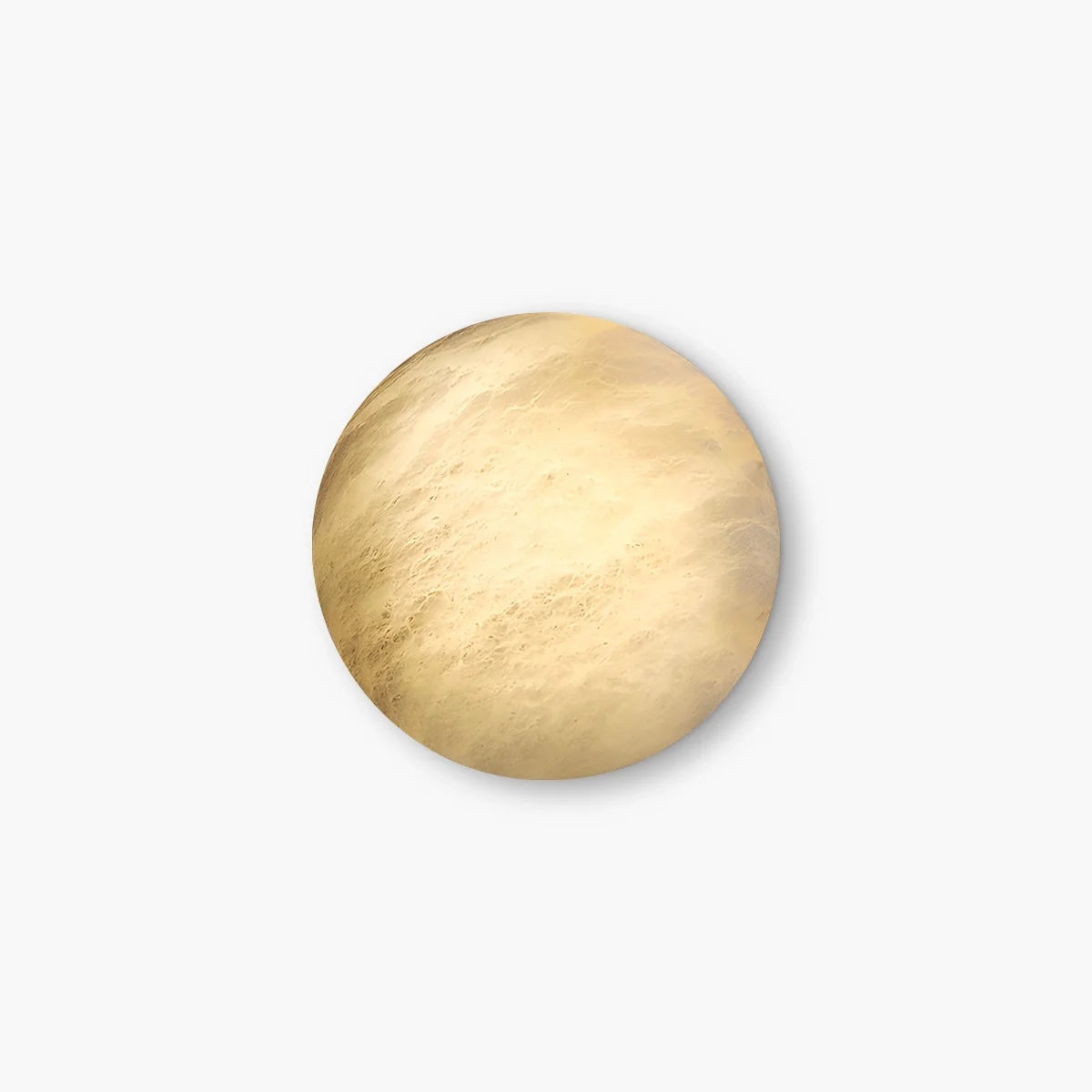 Modern Minimalist Circular Spanish Alabaster Wall Lamp