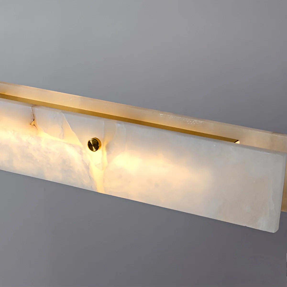 Modern Minimalist Linear Spanish Alabaster Pendant Light