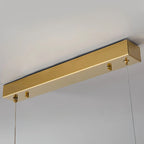 Modern Minimalist Linear Spanish Alabaster Pendant Light