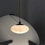 Modern Oval Bedroom Spanish Alabaster Pendant Light