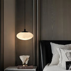 Modern Oval Bedroom Spanish Alabaster Pendant Light