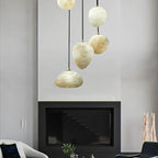 Haown Modern Pebble Shaped Spanish Alabaster Pendant Light