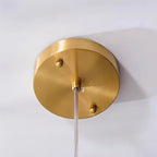 Haown Modern Pebble Shaped Spanish Alabaster Pendant Light