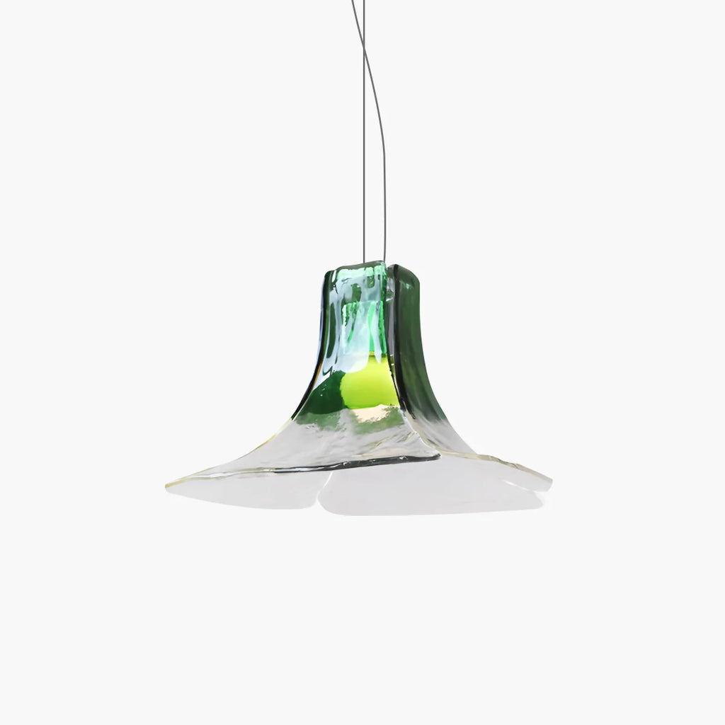 Murano Gradient Petal Glass Pendant Light