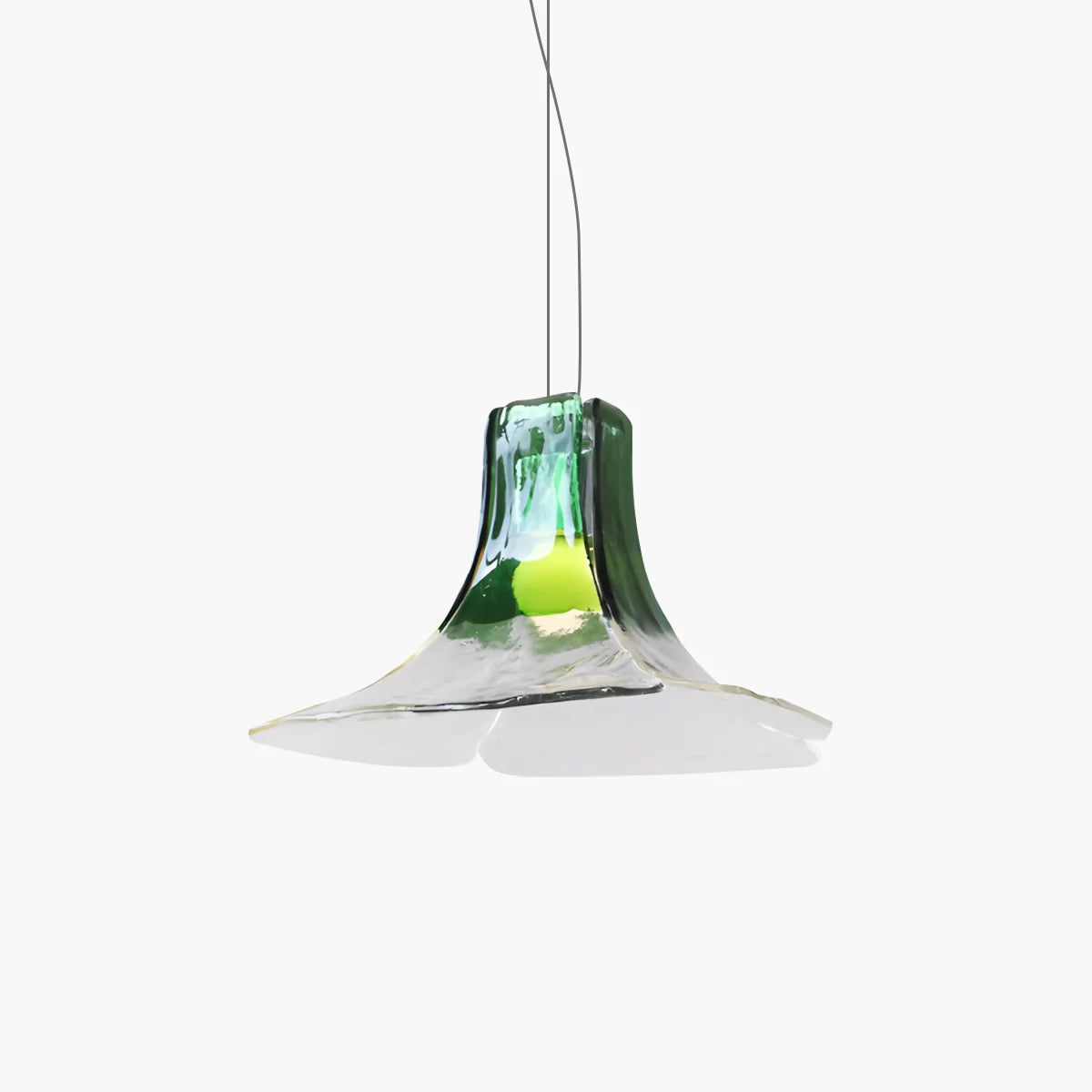 Murano Gradient Petal Glass Pendant Light