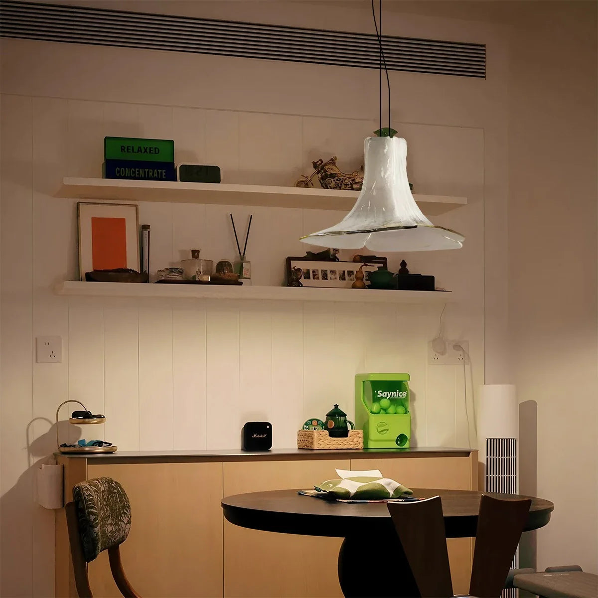 Haown Murano Gradient Petal Glass Pendant Light