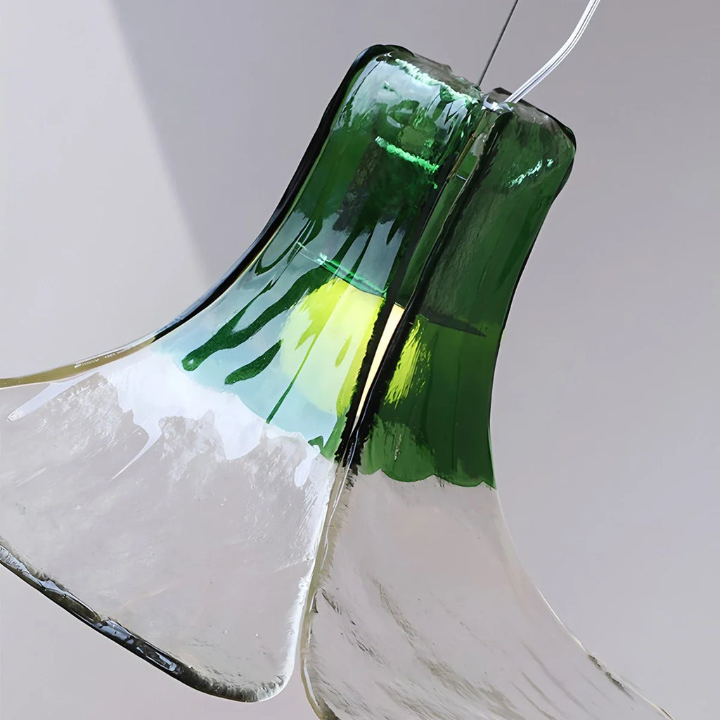 Haown Murano Gradient Petal Glass Pendant Light