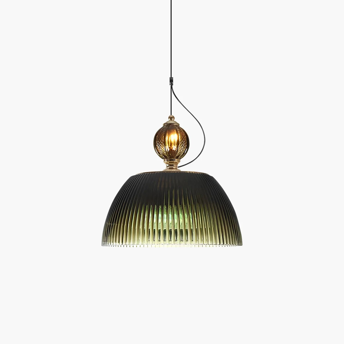 Nordic Retro Glass Pendant Light for Dining Room