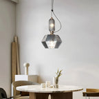 Haown Nordic Retro Glass Pendant Light for Dining Room