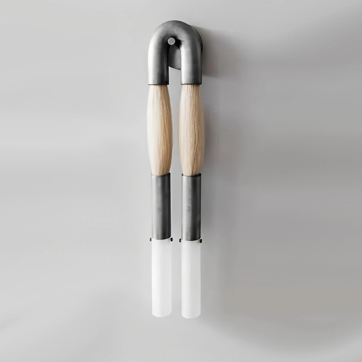 Haown Double Head Antonia Horsehair Sconce