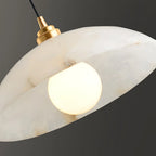 Dome Spanish Alabaster Pendant Light for Dining Room