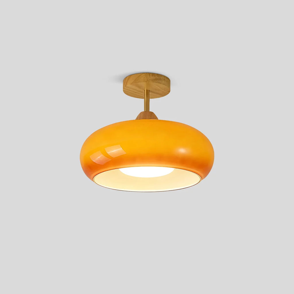 Haown Plafonnier Retro Glass Ceiling Lamp