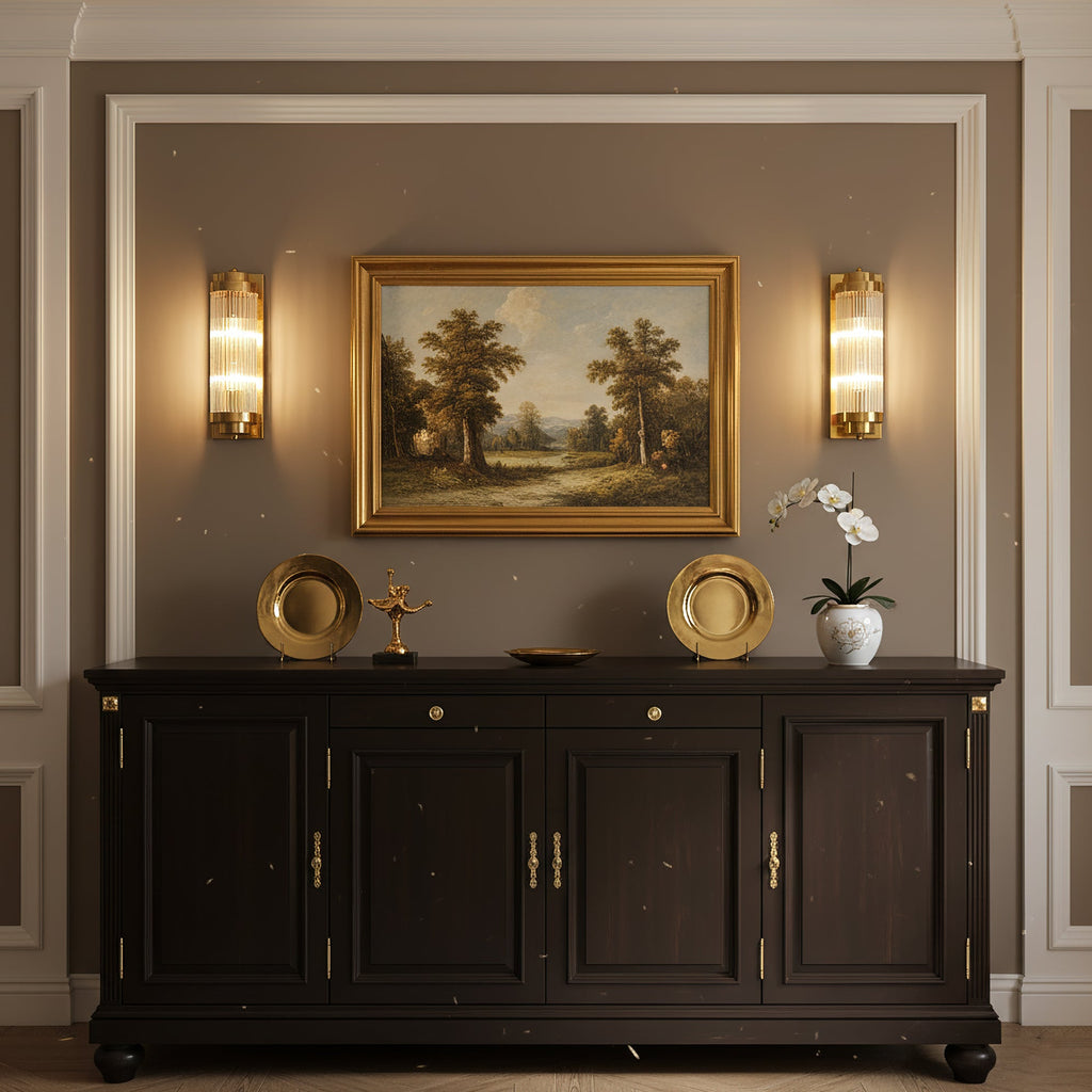 Pillar Offset Wall Lamp