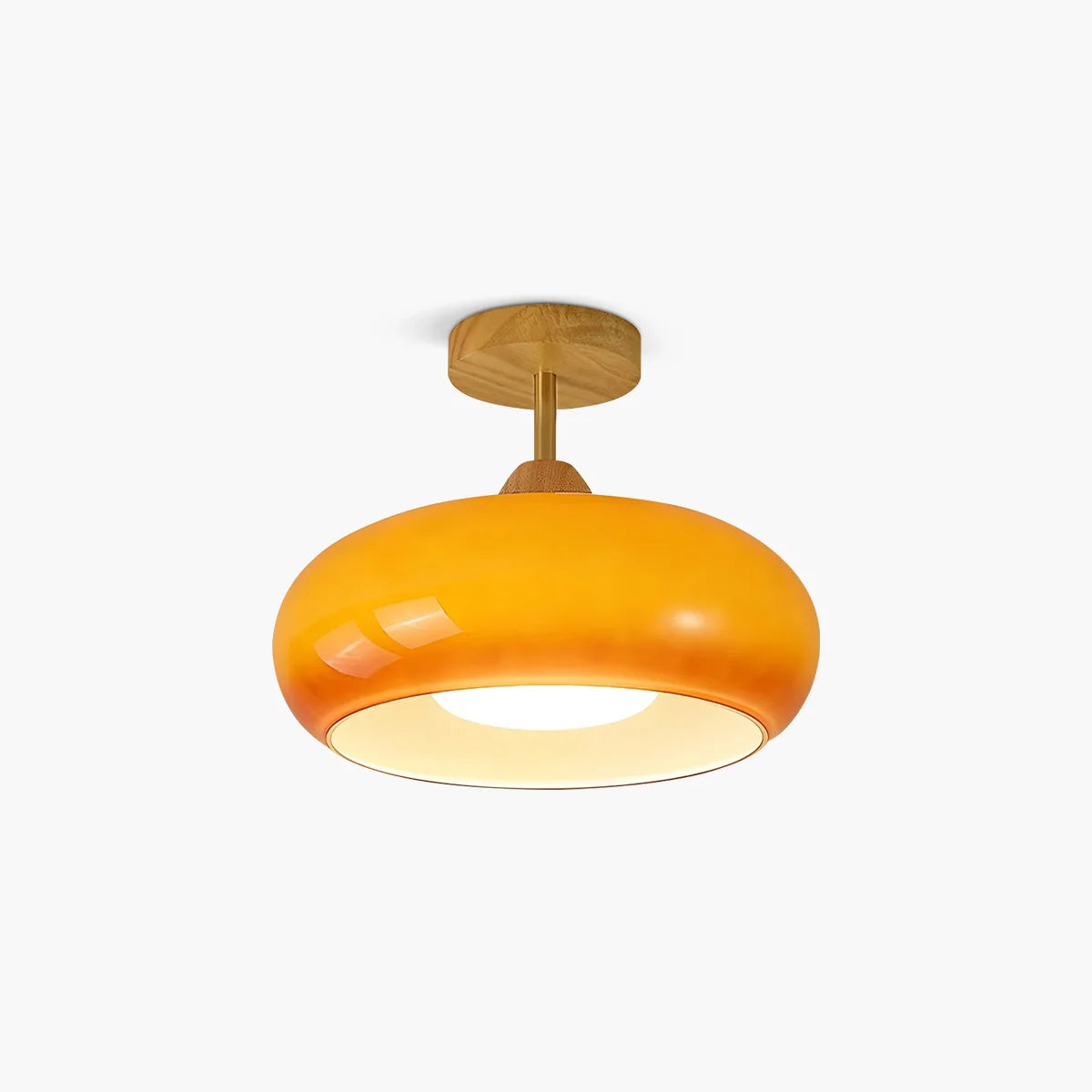 Plafonnier Retro Glass Ceiling Lamp