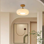 Haown Plafonnier Retro Glass Ceiling Lamp