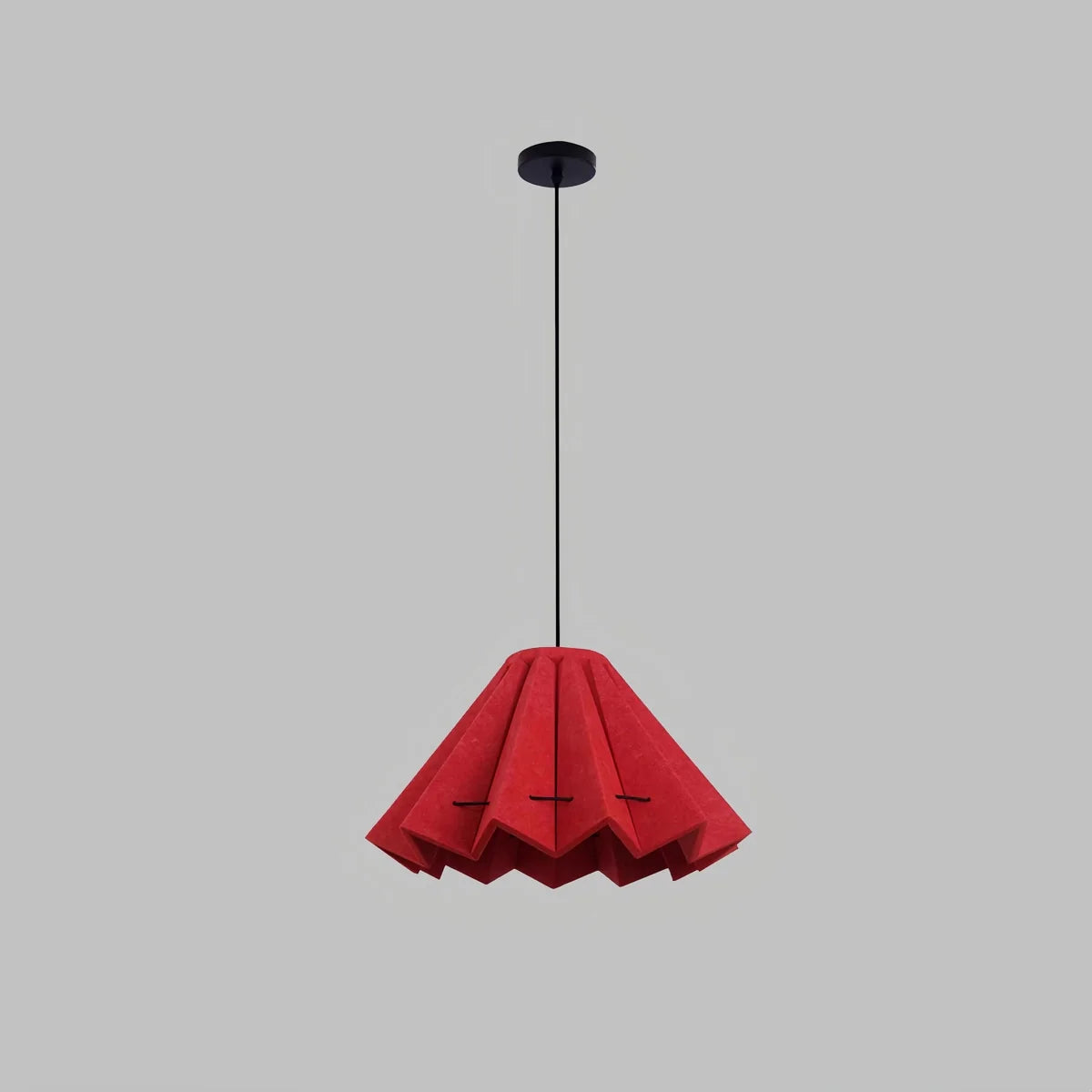 Morning Glory Acoustic Pendant Light Red Dia 53cm x H 33cm / ∅ 20.87" x H 12.99"