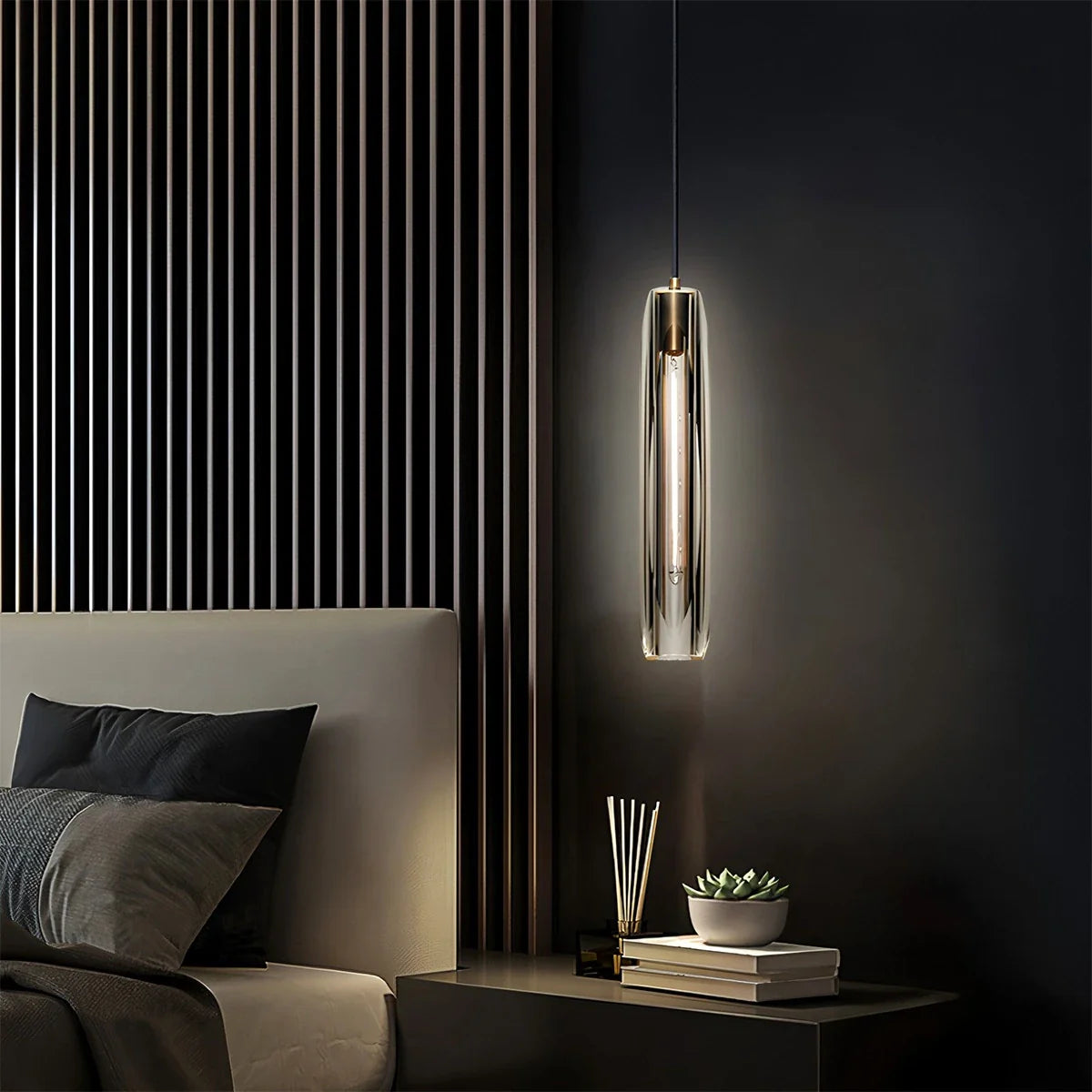 Haown Rod Light Elegant Post Modern Pendant Light
